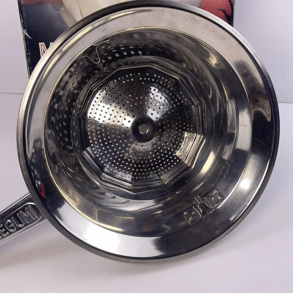 Macina Legumi 18/10 Stainless Steel Veg Food Mill Made in Italy w/Original Box
